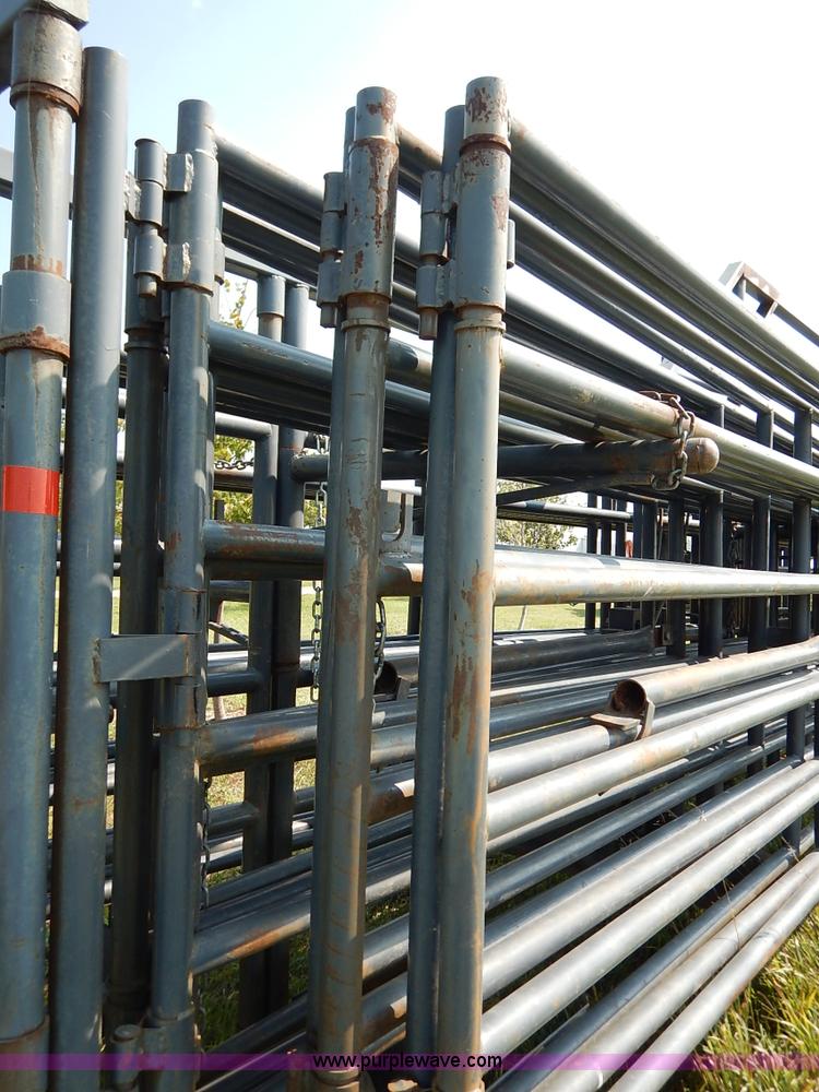 image for item J6473 Linn Rawhide gooseneck portable corral