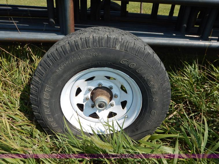 image for item J6473 Linn Rawhide gooseneck portable corral
