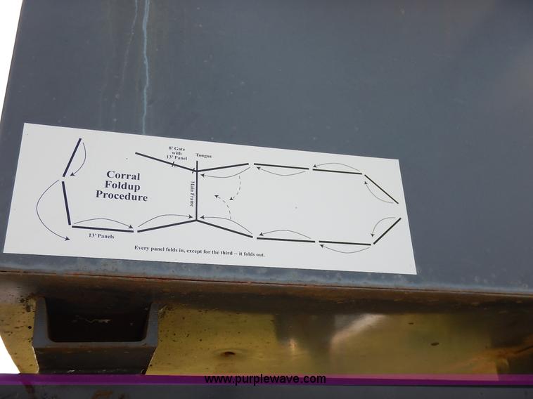 image for item J6473 Linn Rawhide gooseneck portable corral