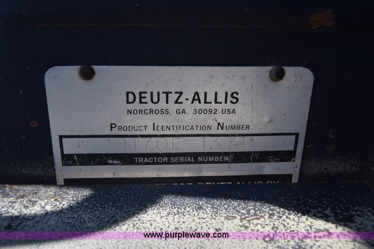 image for item J8197 1991 Deutz Allis 9170 4WD tractor