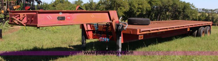 image for item K1103 1976 Triangle A flatbed trailer