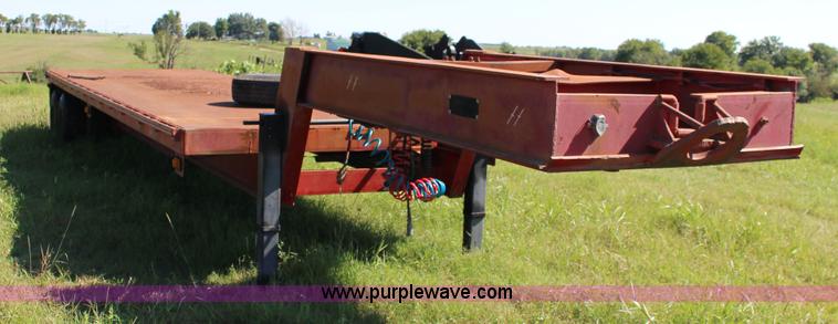 image for item K1103 1976 Triangle A flatbed trailer