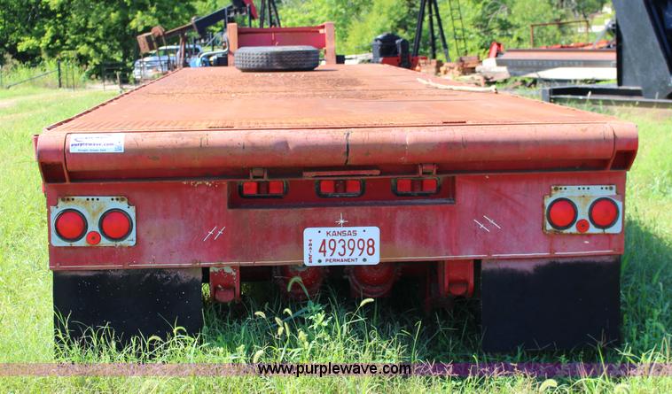 image for item K1103 1976 Triangle A flatbed trailer
