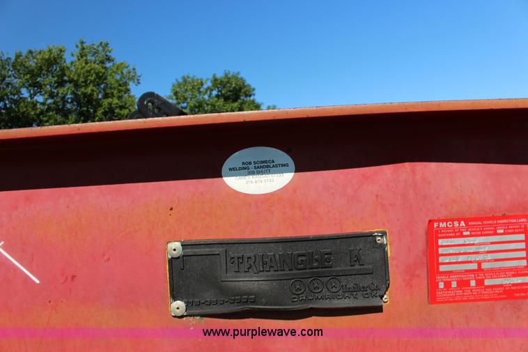 image for item K1103 1976 Triangle A flatbed trailer