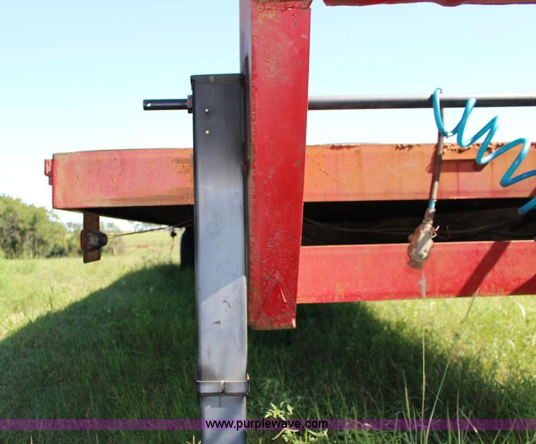 image for item K1103 1976 Triangle A flatbed trailer