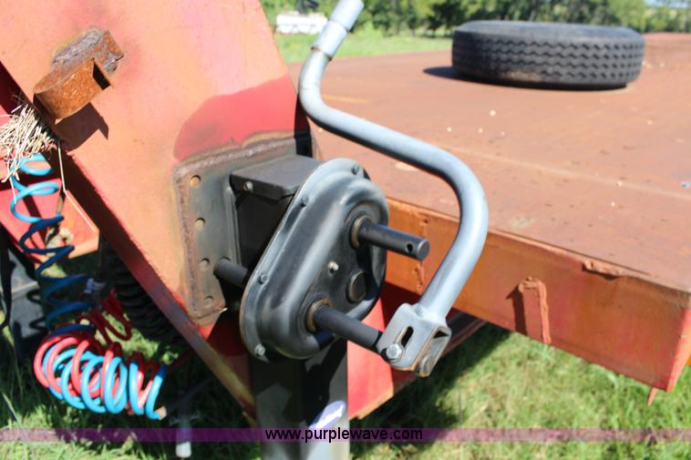 image for item K1103 1976 Triangle A flatbed trailer