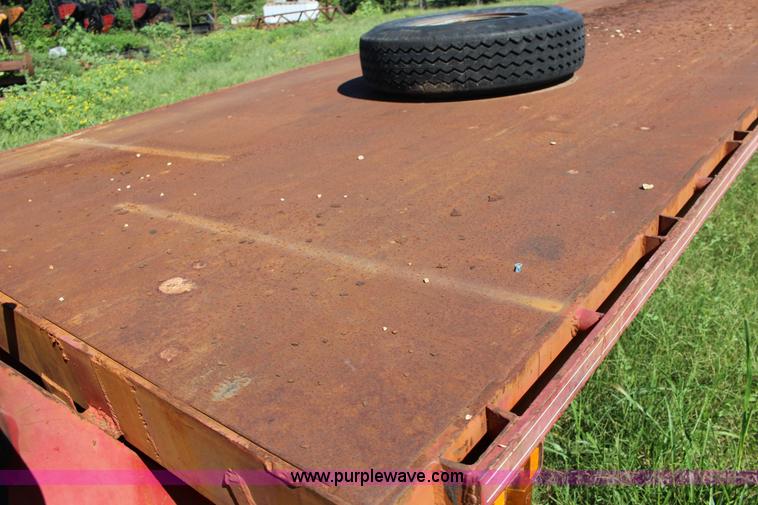 image for item K1103 1976 Triangle A flatbed trailer