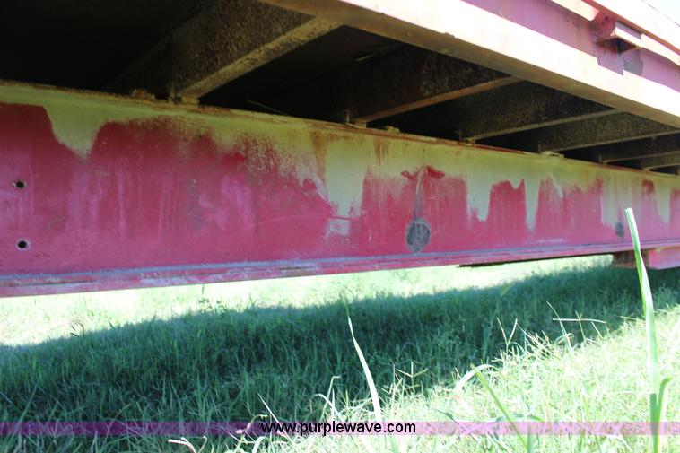 image for item K1103 1976 Triangle A flatbed trailer