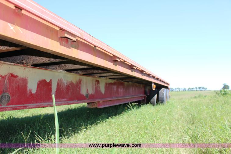 image for item K1103 1976 Triangle A flatbed trailer