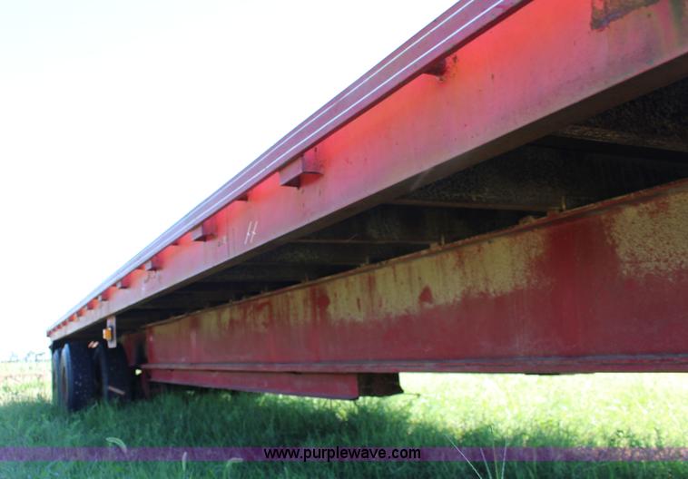 image for item K1103 1976 Triangle A flatbed trailer