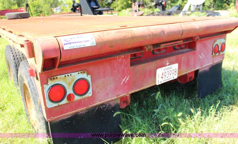 image for item K1103 1976 Triangle A flatbed trailer