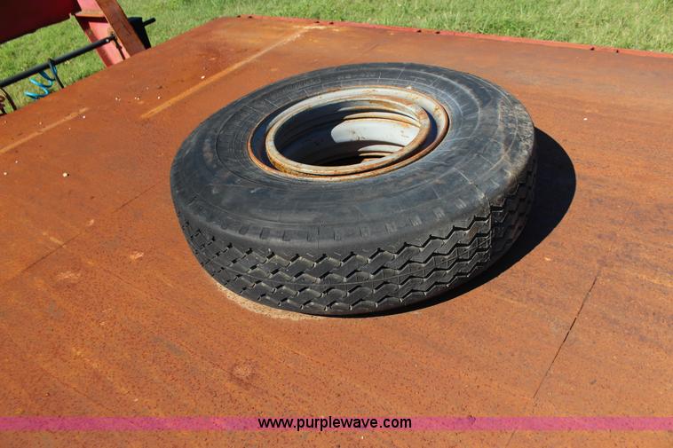 image for item K1103 1976 Triangle A flatbed trailer