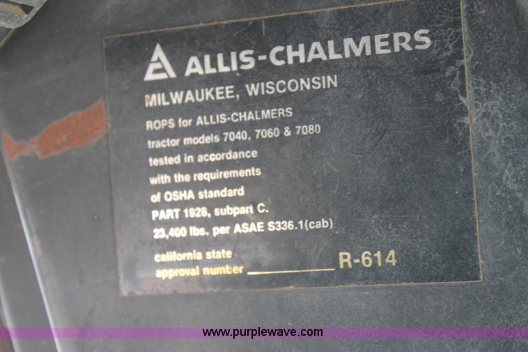 image for item L4403 Allis Chalmers 7060 tractor