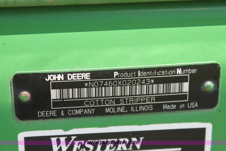 image for item L4415 2006 John Deere 7460 cotton stripper