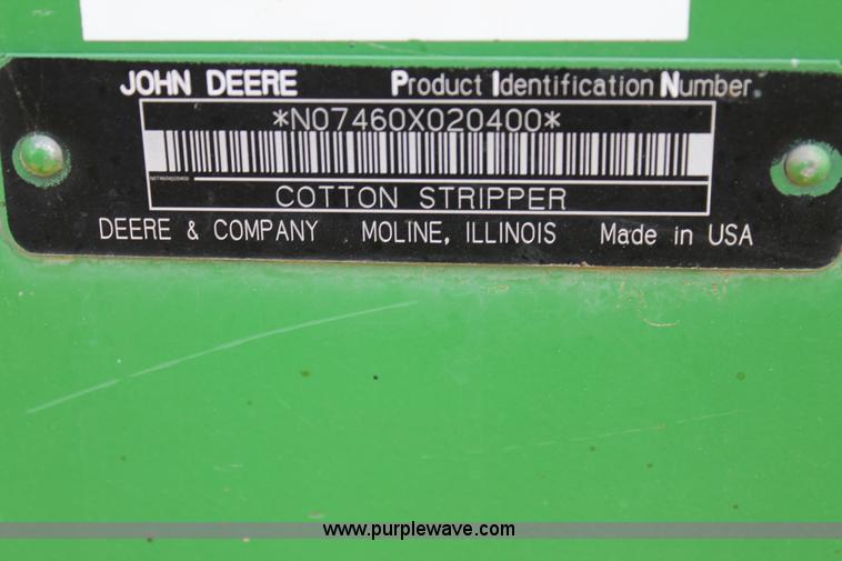 image for item L4416 2006 John Deere 7460 cotton stripper