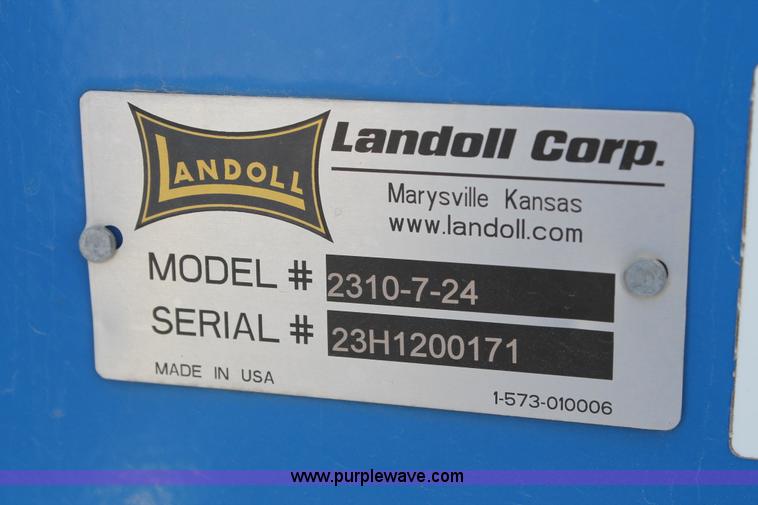 image for item L4419 Landoll Weatherproofer III 2310 disk ripper