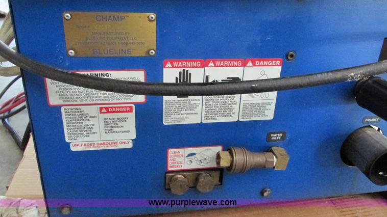 image for item AY9753 Blueline Champ truck mounted carpet cleaner