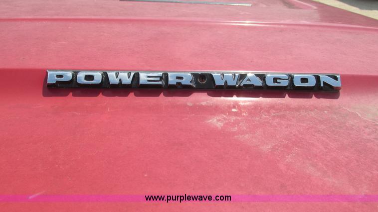 image for item AY9761 1976 Dodge Custom 200 Power Wagon fire truck