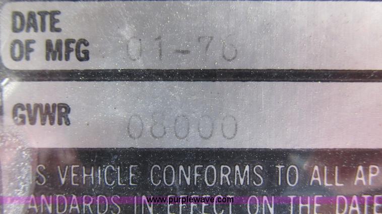 image for item AY9761 1976 Dodge Custom 200 Power Wagon fire truck