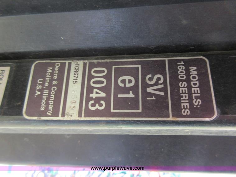 image for item AZ9057 2009 John Deere 1600 Series II wide area mower