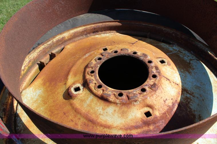 image for item BB9354 (2) 18.4-38 tractor tires and wheels