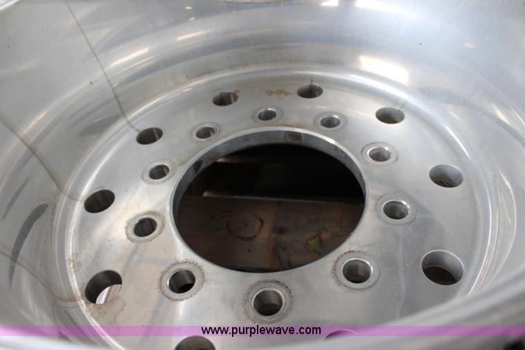 image for item BB9416 (4) aluminum 22.5 x 14.00 wheels