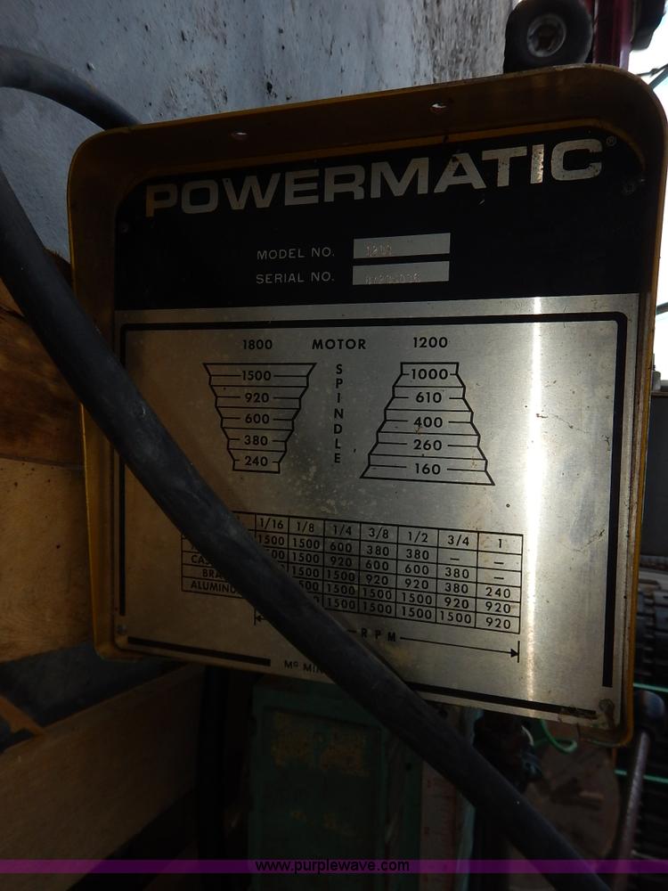 image for item BH9986 Powermatic drill press