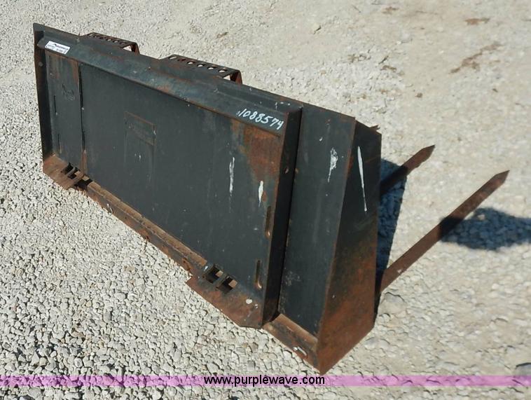 image for item BH9988 Melroe utility fork skid steer attachment