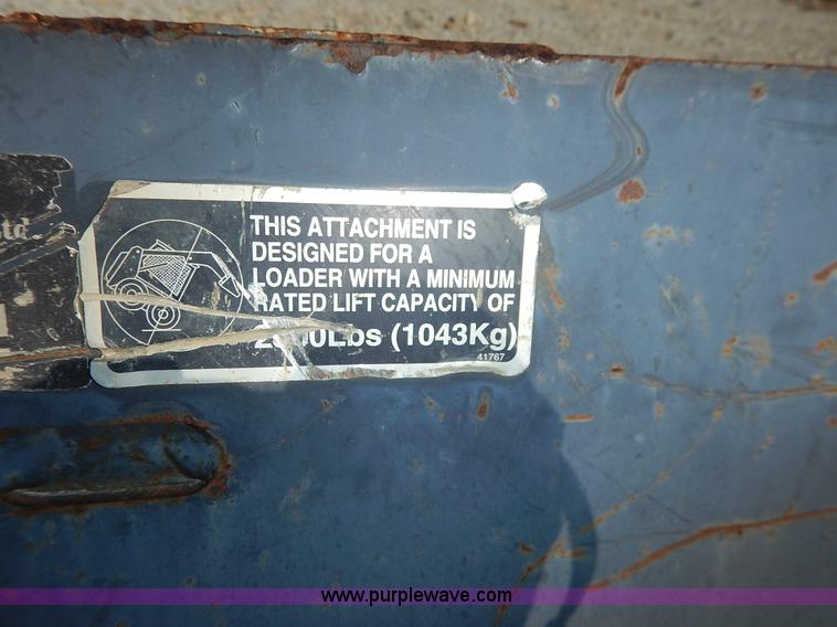 image for item BH9989 Low profile skid steer bucket