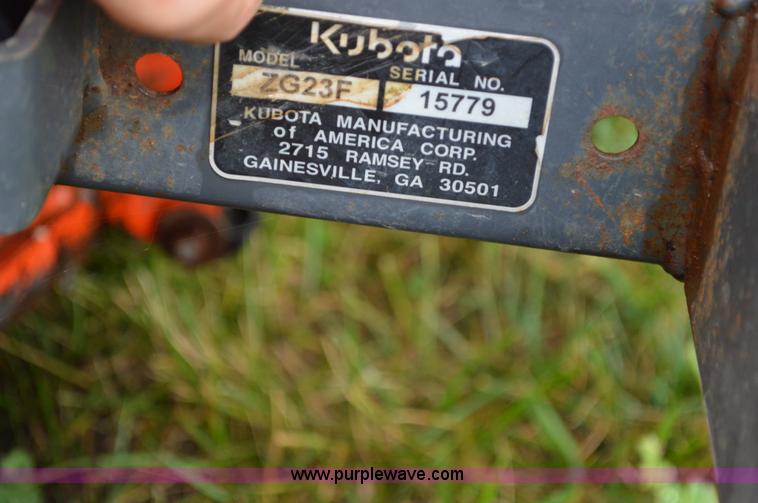 image for item BR9911 Kubota ZG23F ZTR lawn mower