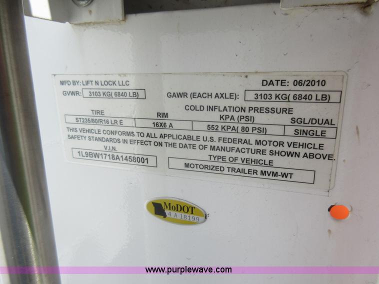 image for item BR9981 2010 Lift and Lock Master vehicle mover