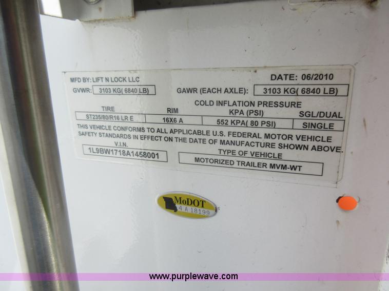 image for item BR9981 2010 Lift and Lock Master vehicle mover