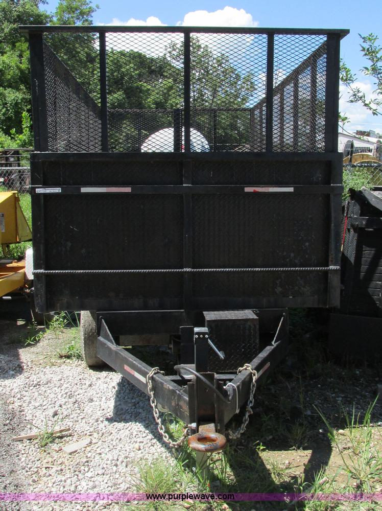 image for item BS9052 2011 shop built dump trailer
