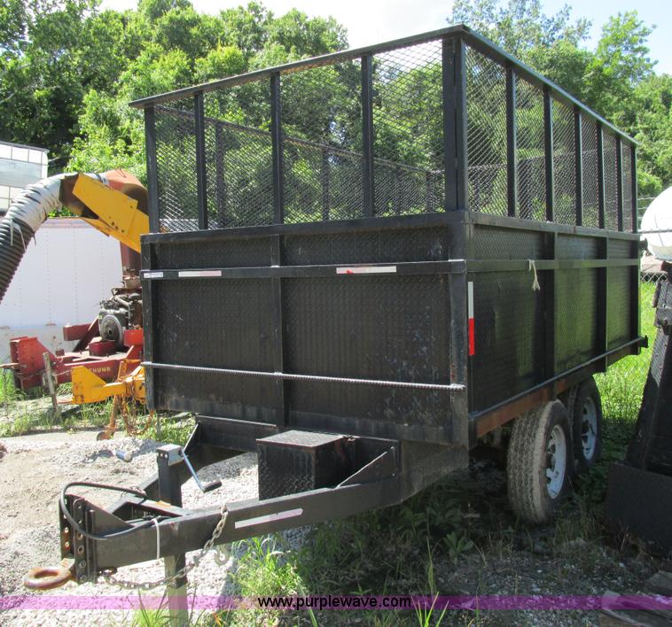 image for item BS9052 2011 shop built dump trailer