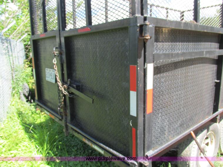 image for item BS9052 2011 shop built dump trailer