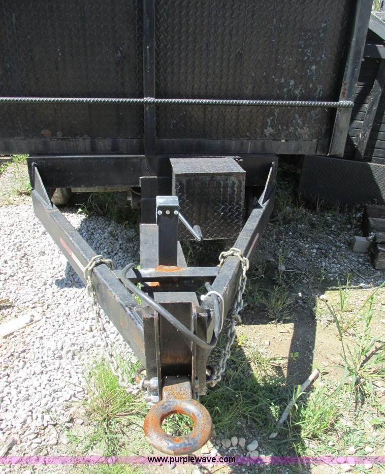 image for item BS9052 2011 shop built dump trailer