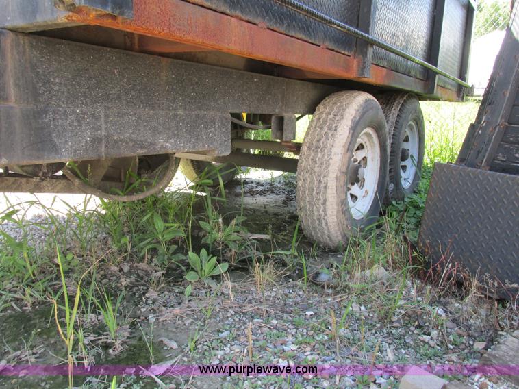 image for item BS9052 2011 shop built dump trailer