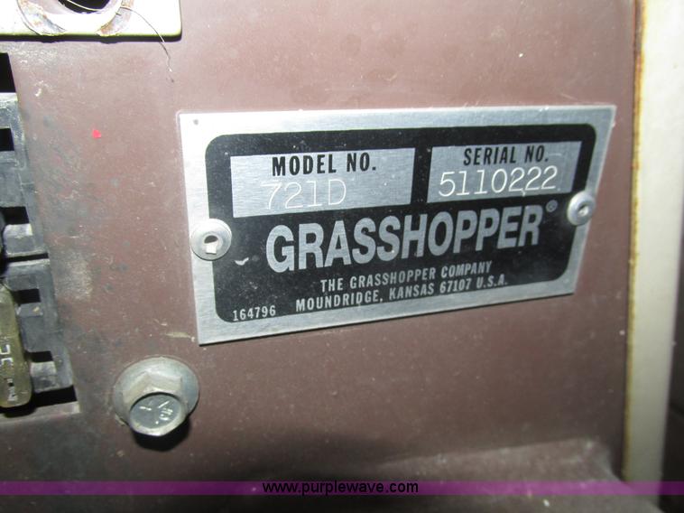 image for item H1207 2001 Grasshopper 721D ZTR lawn mower