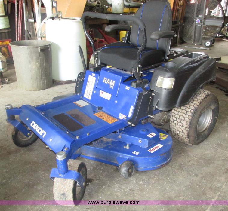 image for item H1208 2011 Dixon Ram 48ZT ZTR lawn mower