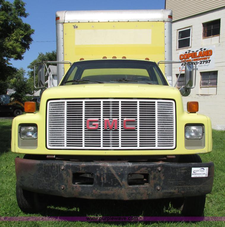 image for item H1233 1992 GMC TopKick box truck
