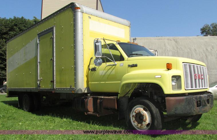 image for item H1233 1992 GMC TopKick box truck