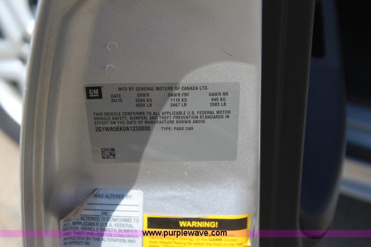 image for item J4479 2010 Chevrolet Impala LS