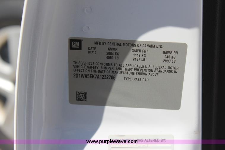 image for item J4480 2010 Chevrolet Impala LS