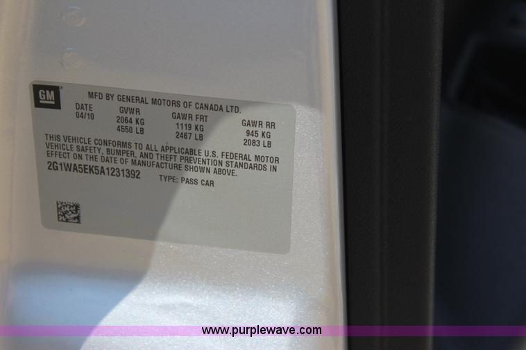 image for item J4481 2010 Chevrolet Impala LS