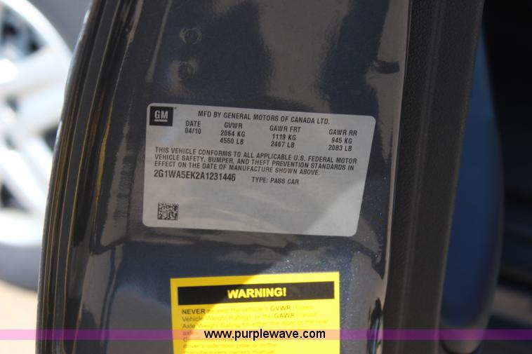 image for item J4482 2010 Chevrolet Impala LS