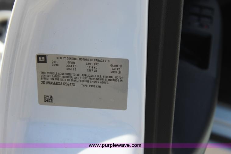 image for item J4483 2010 Chevrolet Impala LS