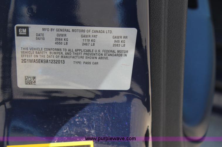 image for item J4484 2010 Chevrolet Impala LS