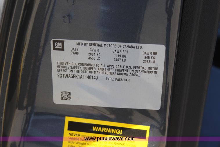 image for item J4486 2010 Chevrolet Impala LS