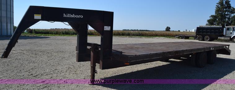 image for item J7767 1989 Hillsboro equipment trailer