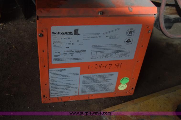 image for item J8178 (5) radiant tube heaters